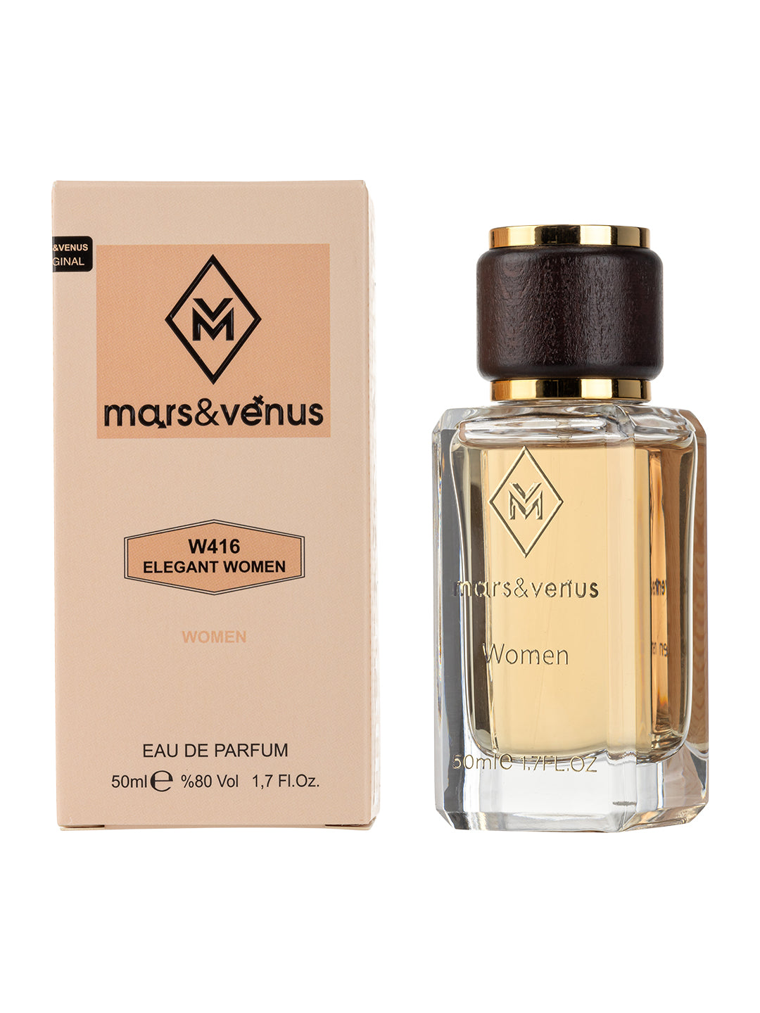 Eau de parfum pour femme élégante W416 50 ml par Mars&Venus