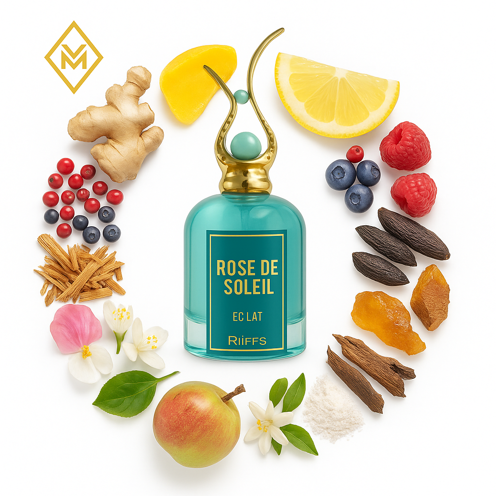 ROSE DE SOLEIL ECLAT DI RIIFFS EAU DE PARFUM 100ML