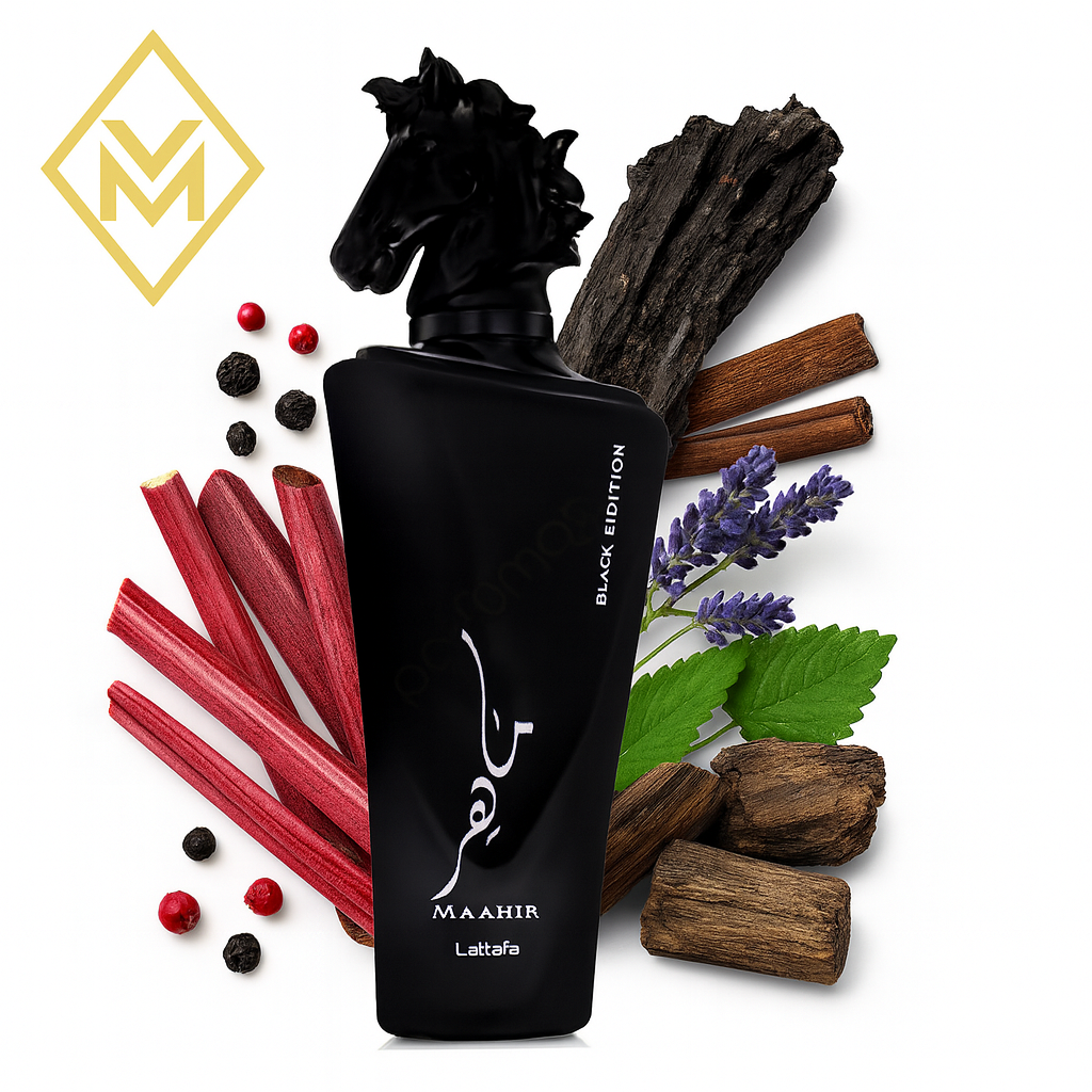 MAAHIR BLACK EDITION DI LATTAFA EAU DE PARFUM 100 ML