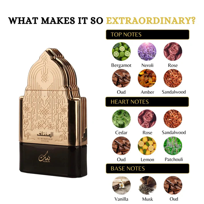 AL MUKHTALIF BY NUSUK EAU DE PARFUM 100ML