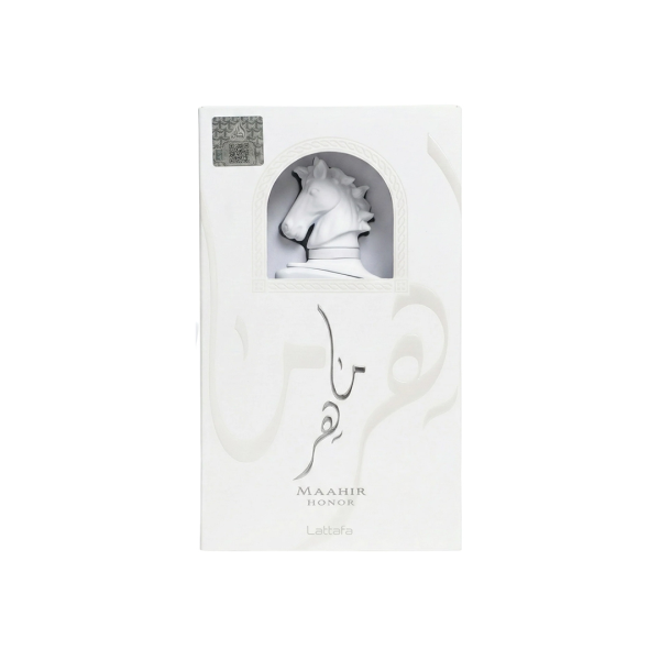 Lattafa Maahir Honor Eau de Parfum 100 ml – Frisch-Aquatischer Unisex Duft | Zitrisch & Modern