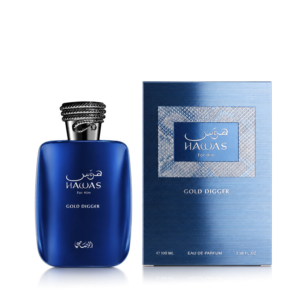 Rasasi Hawas Gold Digger Eau de Parfum 100 ml – Luxuriöser Herrenduft | Maskulin, Elegant & Selbstbewusst