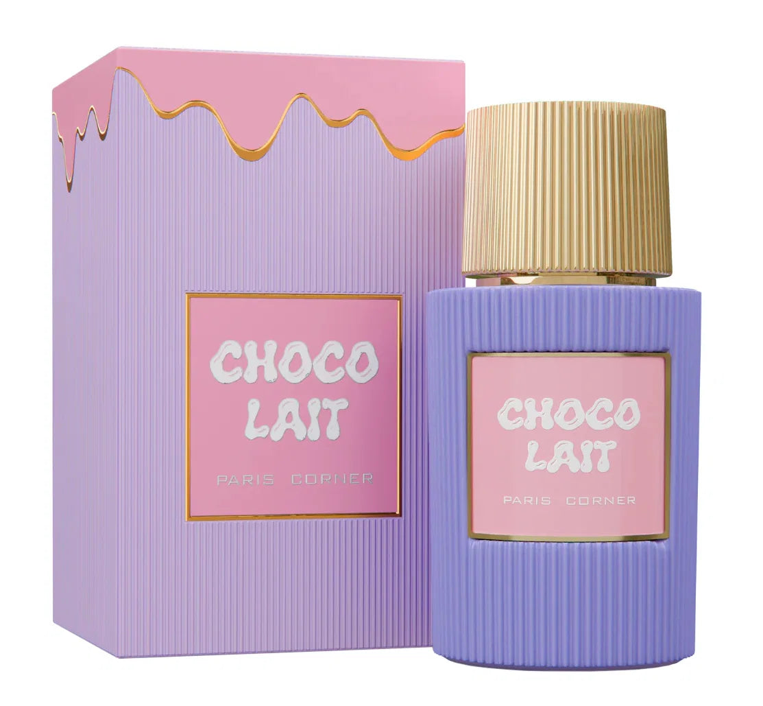 Paris Corner Choco Lait Eau de Parfum 100 ml – Schokoladig-Holziger Gourmand Duft | Cremig & Warm