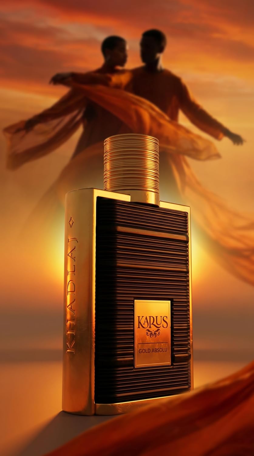 Khadlaj Karus Gold Absolu Eau de Parfum – Fruchtig-Gourmandiger Unisex Duft | Süß & Elegant