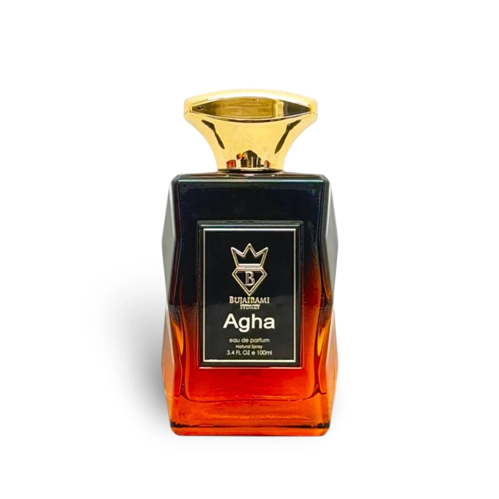 Bujairami Agha Eau de Parfum 100 ml – Würzig-Vanilliger Unisex Duft | Kardamom, Bourbon-Vanille & Ambroxan