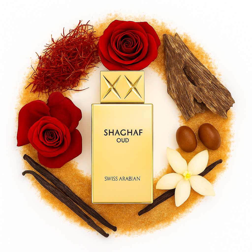 SHAGHAF OUD EAU DE PARFUM BY SWISS ARABIAN 75 ML