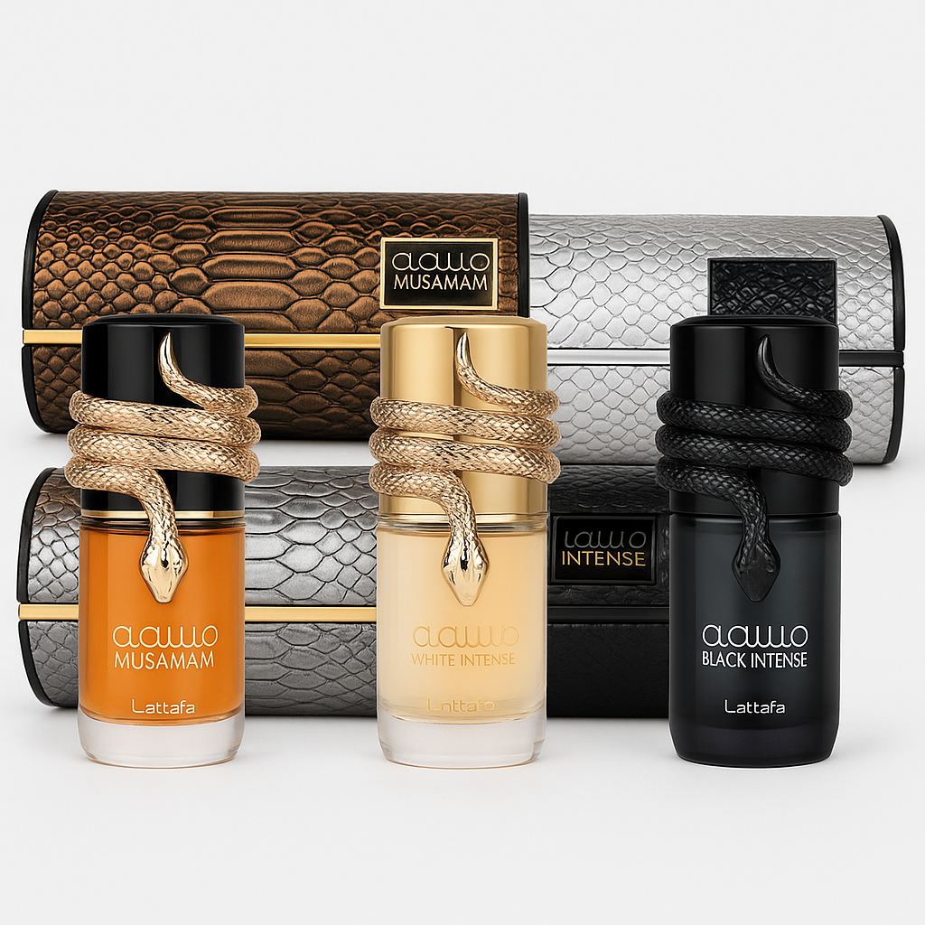 MUSAMAM | MUSAMAM WHITE INTENS | MUSAMAM BLACK INTENS | BY LATTAFA | EAU DE PARFUM | 100ML