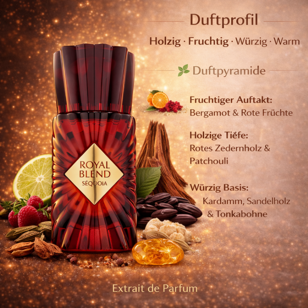 French Avenue Royal Blend Sequoia Extrait de Parfum 100 ml – Fragancia unisex amaderada y elegante | Profunda y potente