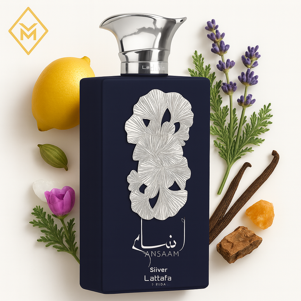 ANSAAM SILVER  EAU DE PARFUM 100ML BY LATTAFA