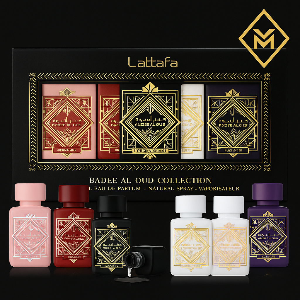 BADEE AL OUD COLLECTION 5X 5 ML EAU DE PARFUM 100ML BY LATTAFA