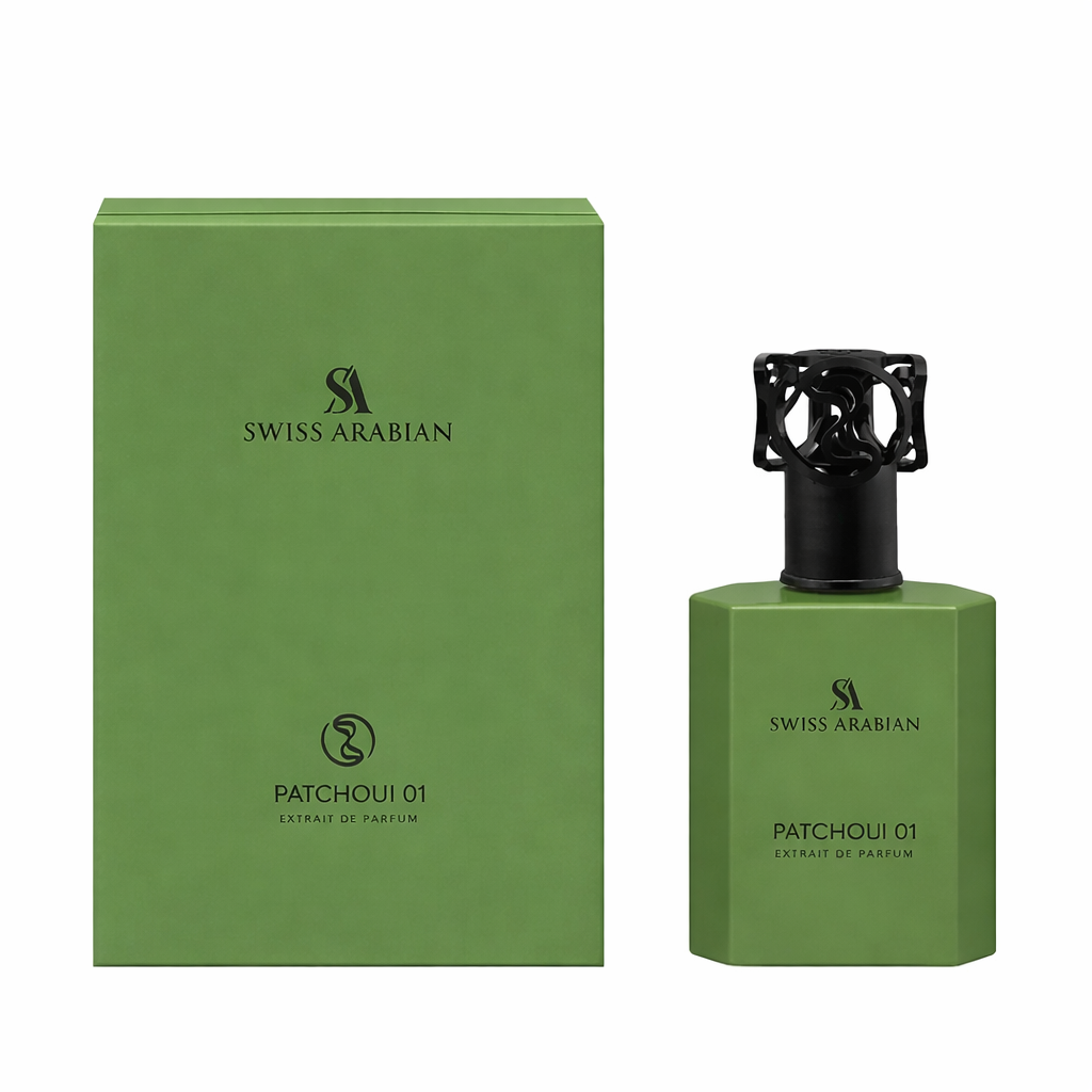 Swiss Arabian Patchouli 01 Extrait de Parfum 50 ml – Holzig-Würziger Unisex Duft | Intensiv & Luxuriös