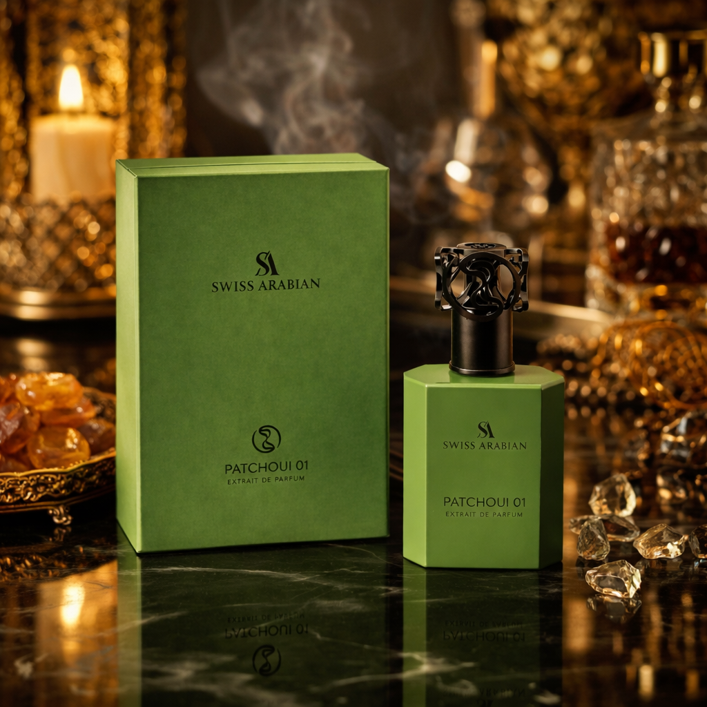 Swiss Arabian Patchouli 01 Extrait de Parfum 50 ml – Holzig-Würziger Unisex Duft | Intensiv & Luxuriös