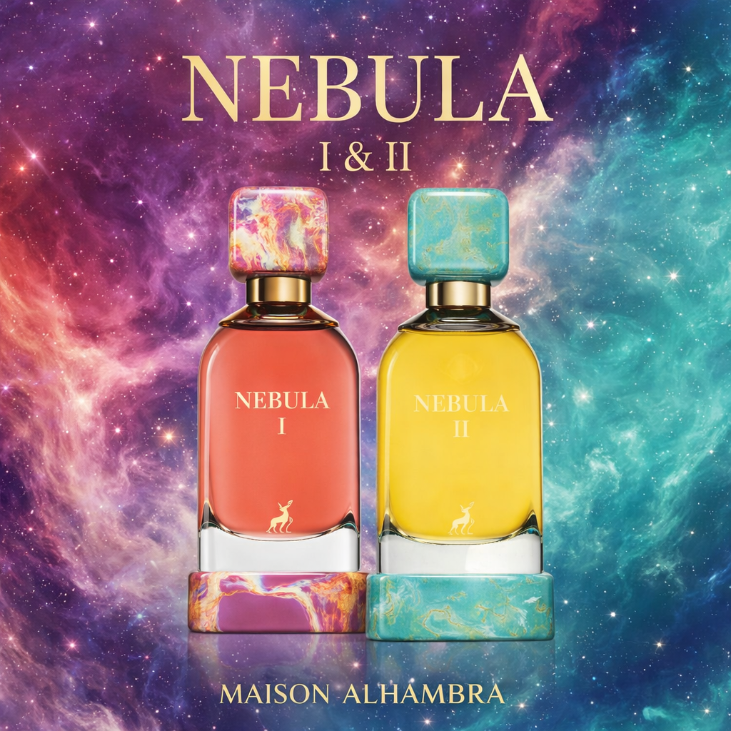 Maison Alhambra Nebula I Nebula II Eau de Parfum 100 ml – Blumig-Vanilliger Damenduft | Elegant & Cremig