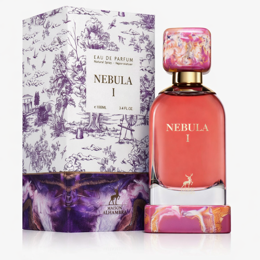 Maison Alhambra Nebula I Nebula II Eau de Parfum 100 ml – Blumig-Vanilliger Damenduft | Elegant & Cremig