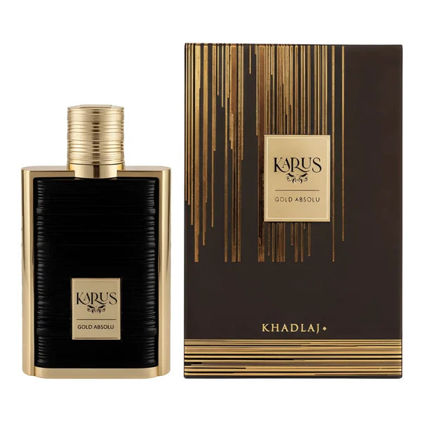 Khadlaj Karus Gold Absolu Eau de Parfum – Fruchtig-Gourmandiger Unisex Duft | Süß & Elegant