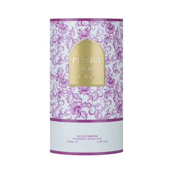 Lattafa Petra Viola Eau de Parfum 100 ml – Süß-Fruchtiger Damenduft | Himbeere, Veilchen & Zuckerwatte