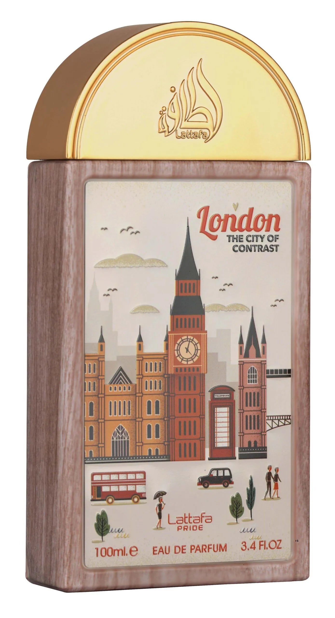 Lattafa Pride London The City of Contrast Eau de Parfum – Frisch-Cremiger Unisex Duft | Modern & Elegant