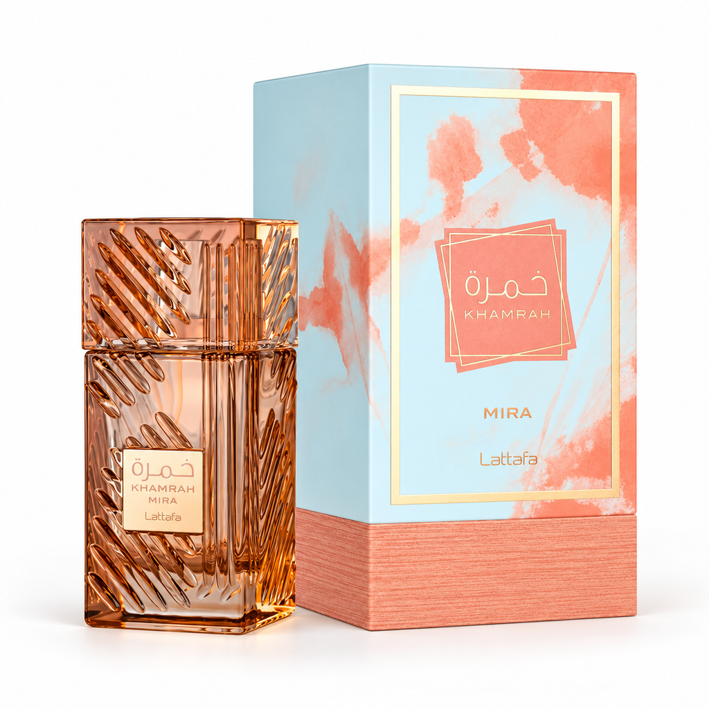 Lattafa Khamrah Mira New Realease Eau de Parfum 100 ml – Luxuriöser Gourmand Duft | Süß, Warm, Verführerisch