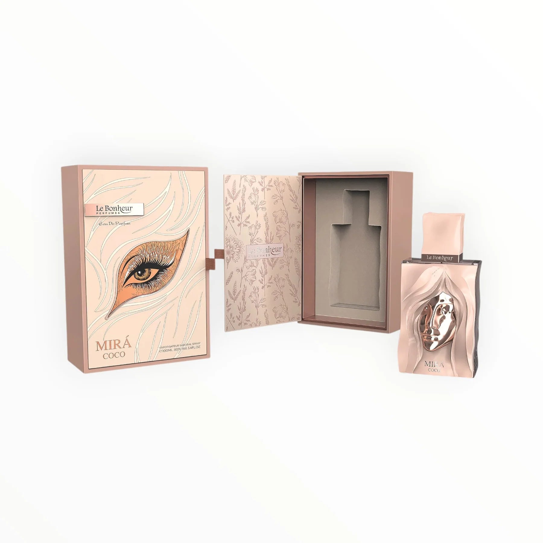 Le Bonheur Mira Coco Eau de Parfum 100 ml – Orientalisch-Vanilliger Damenduft | Exotisch & Luxuriös