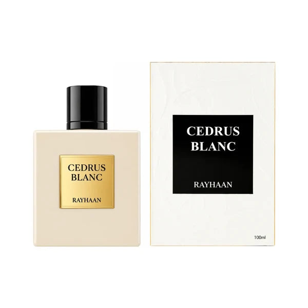Rayhaan Cedrus Blanc Eau de Parfum 100 ml – Blumig-Holziger Unisex Duft | Frisch, Clean & Elegant