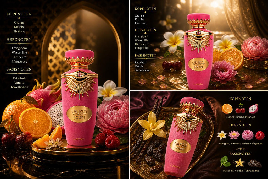 Lattafa Jouri Eau de Parfum 100 ml – Fruchtig-Blumiger Damenduft | Süß & Elegant