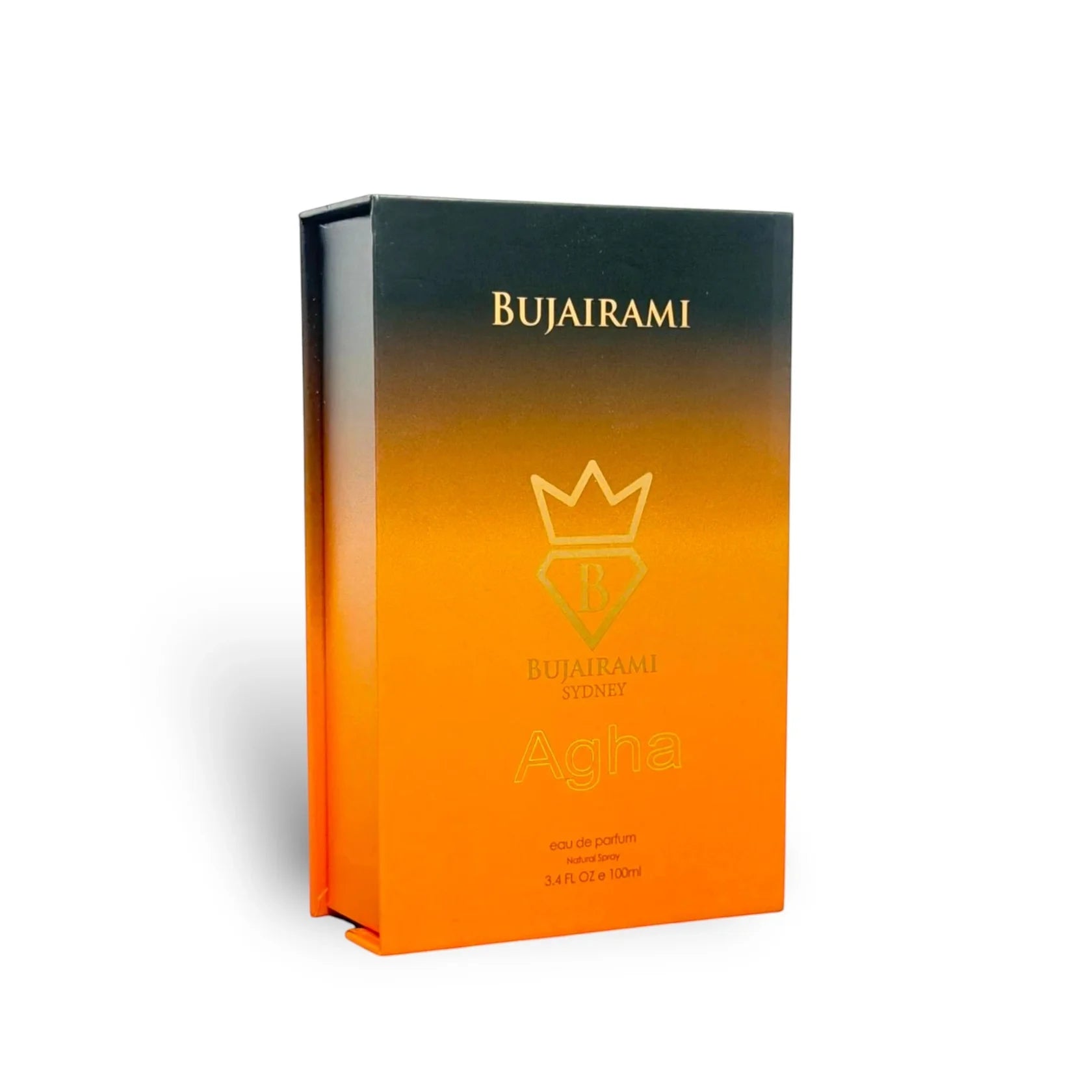 Bujairami Agha Eau de Parfum 100 ml – Würzig-Vanilliger Unisex Duft | Kardamom, Bourbon-Vanille & Ambroxan