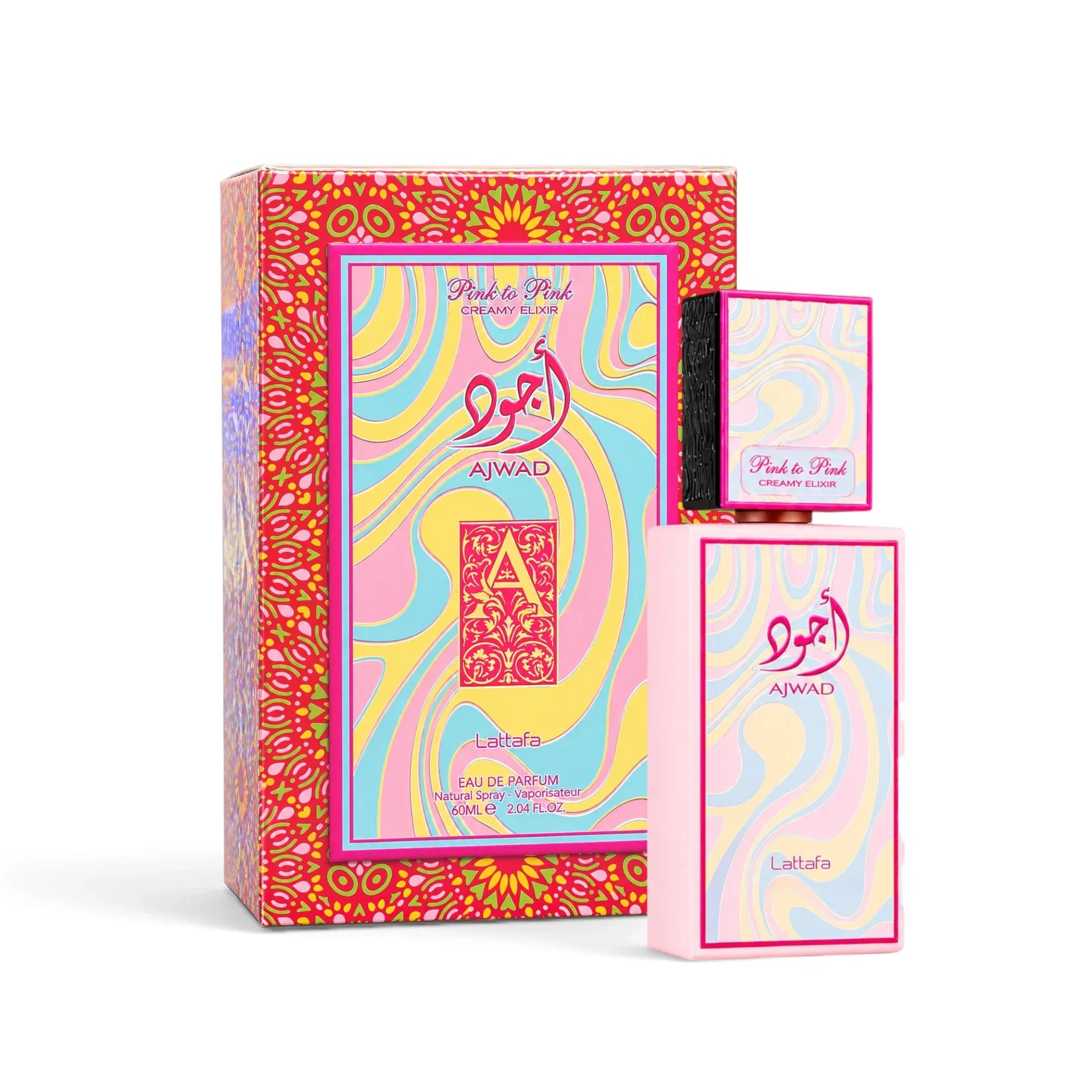 Lattafa Ajwad Pink to Pink Eau de Parfum – Fruchtig-Floraler Unisex Duft | Sinnlich, Süß & Elegant