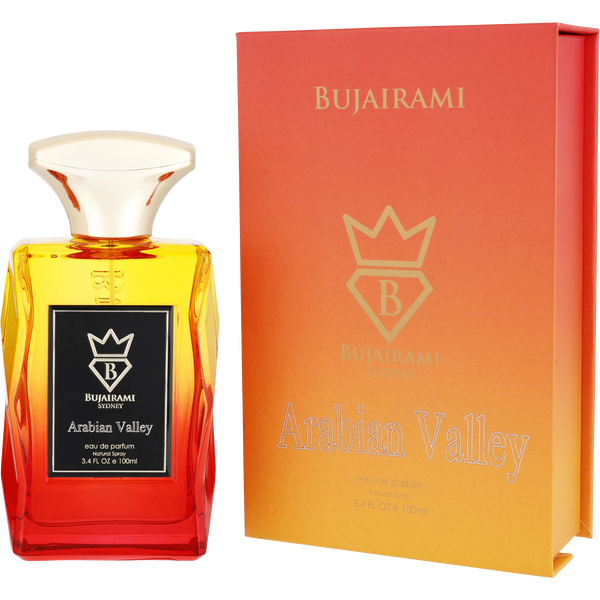 Bujairami Arabian Valley Eau de Parfum 100 ml – Orientalisch-Holziger Unisex Duft | Oud, Weißer Amber & Vetiver
