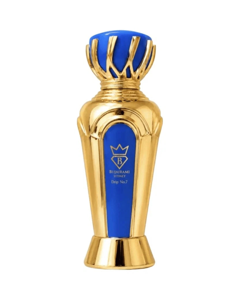 Bujairami Drip No. 7 Eau de Parfum 100 ml – Fruchtig-Aquatischer Unisex Duft | Grapefruit, Mango & Amber