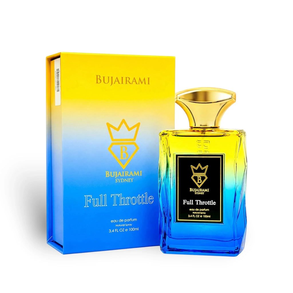 Bujairami Full Throttle Eau de Parfum 100 ml – Kraftvoller Unisex Duft | Intensiv, Dynamisch & Selbstbewusst