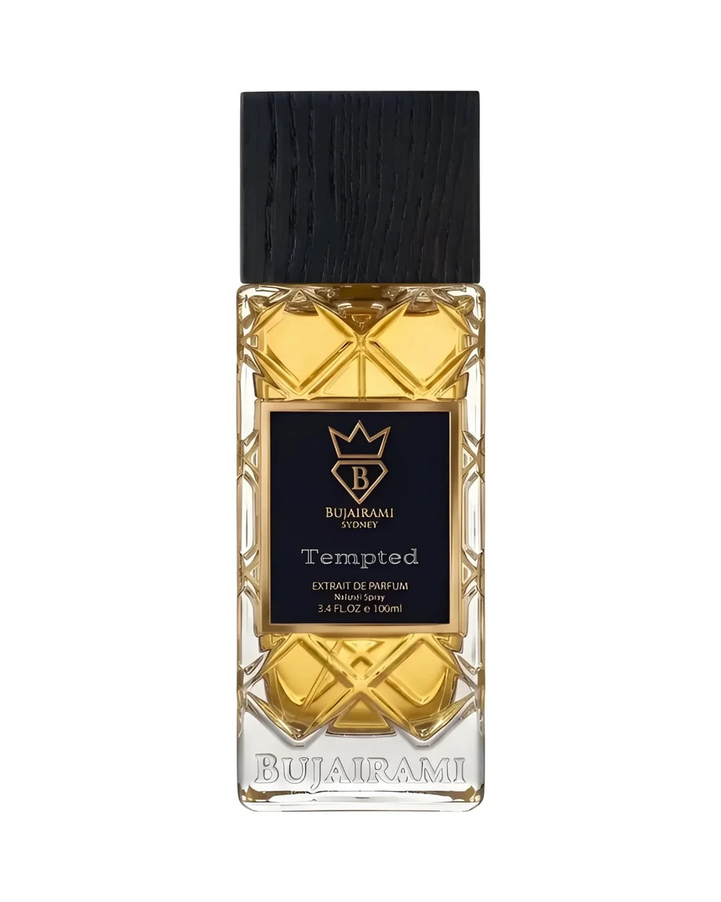Bujairami Tempted Extrait de Parfum 100 ml – Verführerischer Unisex Duft | Sinnlich, Warm & Intensiv