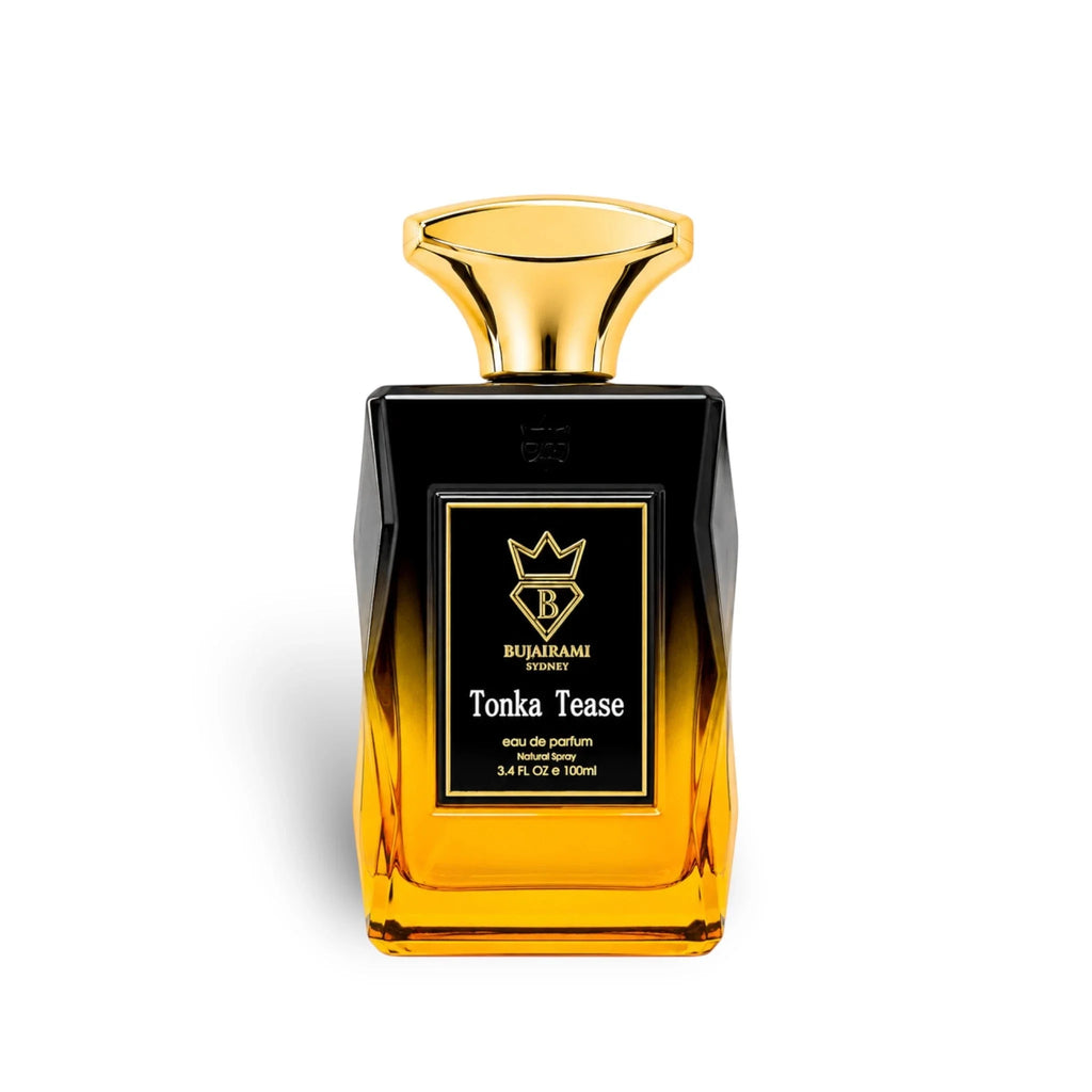 Bujairami Tonka Tease Eau de Parfum 100 ml – Süß-Würziger Unisex Duft | Tonkabohne, Warm & Sinnlich