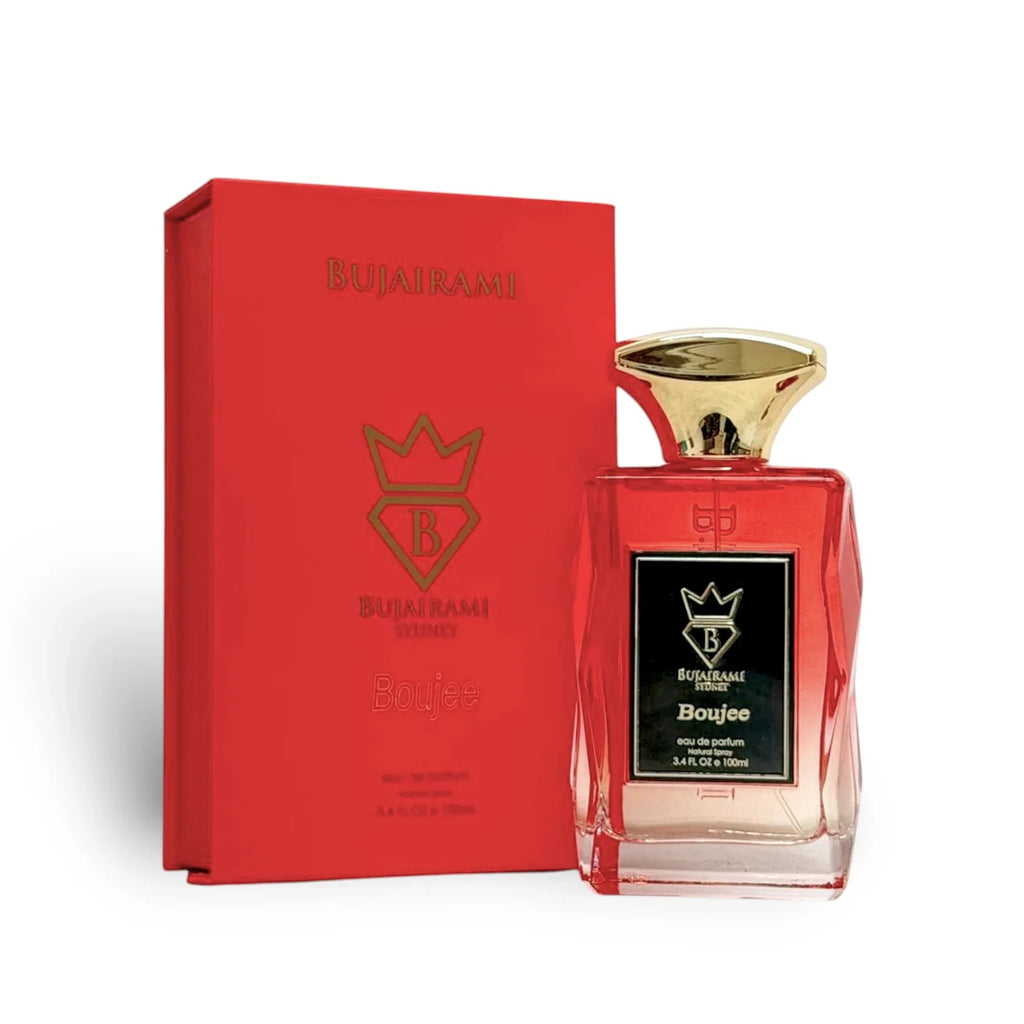 Bujairami Boujee Extrait de Parfum 100 ml – Floral-Fruchtiger Damenduft | Litschi, Rose & Kakao