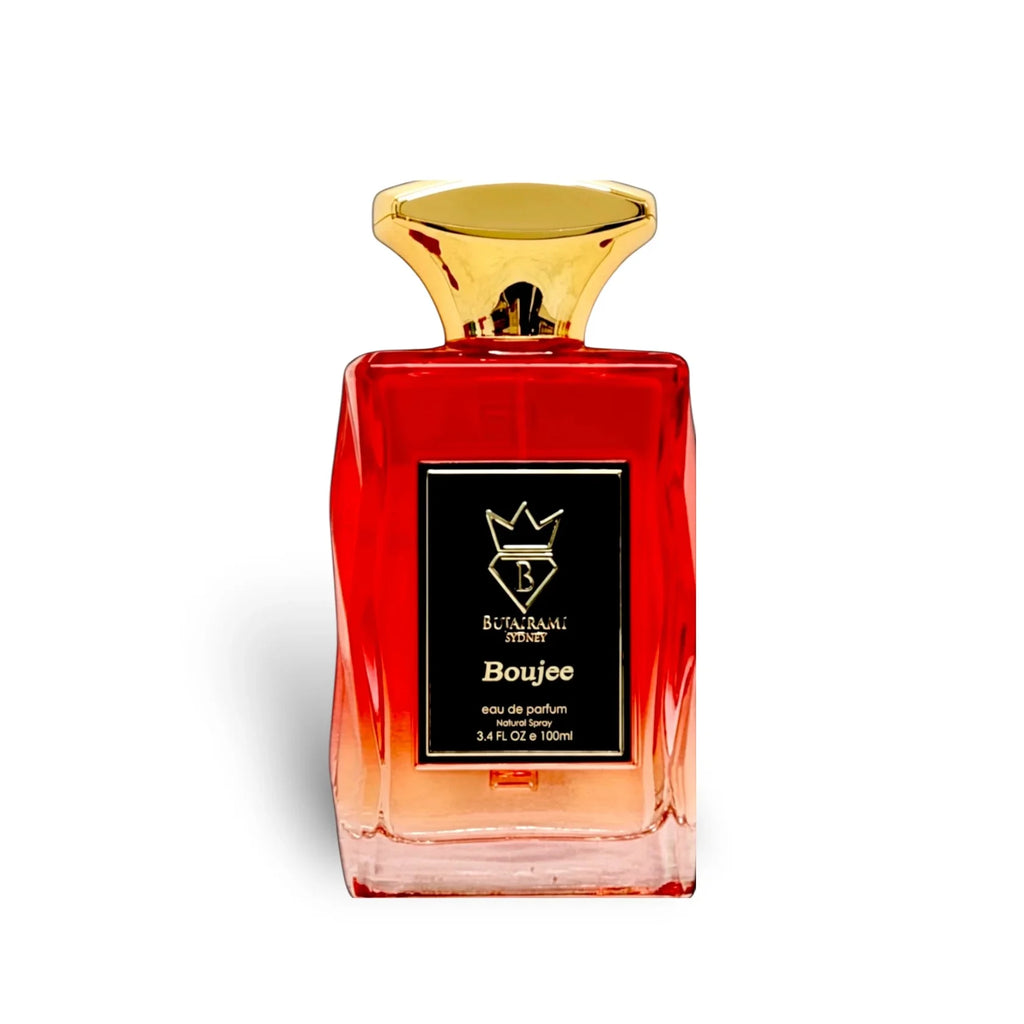 Bujairami Boujee Extrait de Parfum 100 ml – Floral-Fruchtiger Damenduft | Litschi, Rose & Kakao