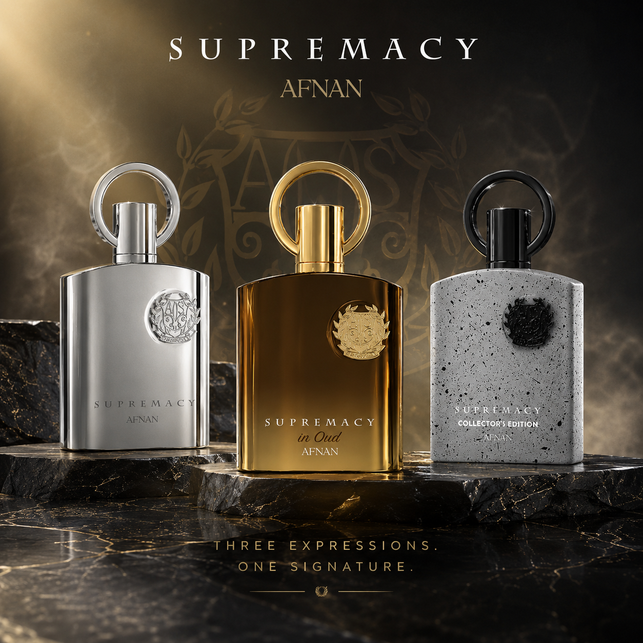 Afnan Supremacy Collection Eau de Parfum – Silver, Collector's Edition & In Oud | Luxuriöse Herrendüfte