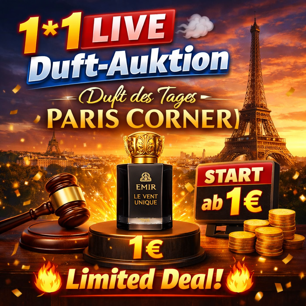 LIVE Duft-Auktion 💨 | [Duft des Tages Paris Corner] ab 1€ 🔥 Limited Deal!