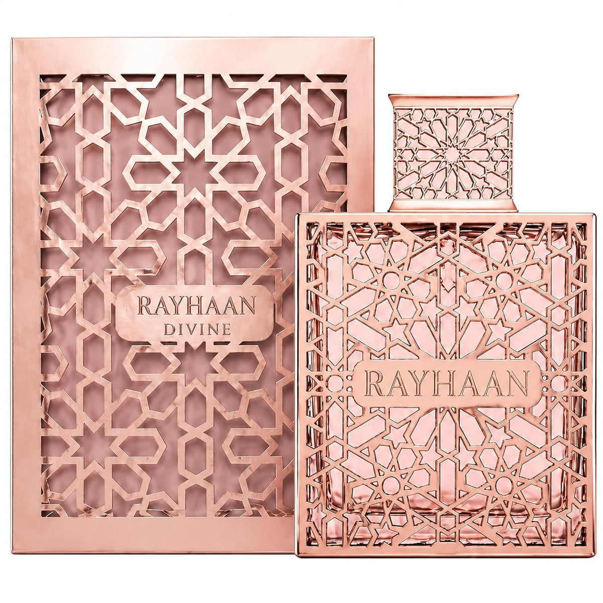 Rayhaan Divine Eau de Parfum 100 ml – Fruchtig-Floraler Unisex Duft | Süß, Gourmand & Holzig