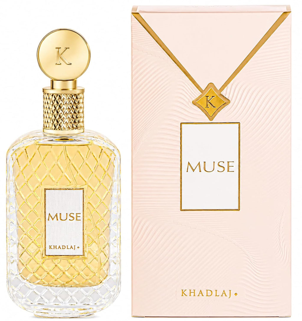 Khadlaj Muse Eau de Parfum 100 ml – Eleganter Damenduft | Feminin, Floral & Sinnlich