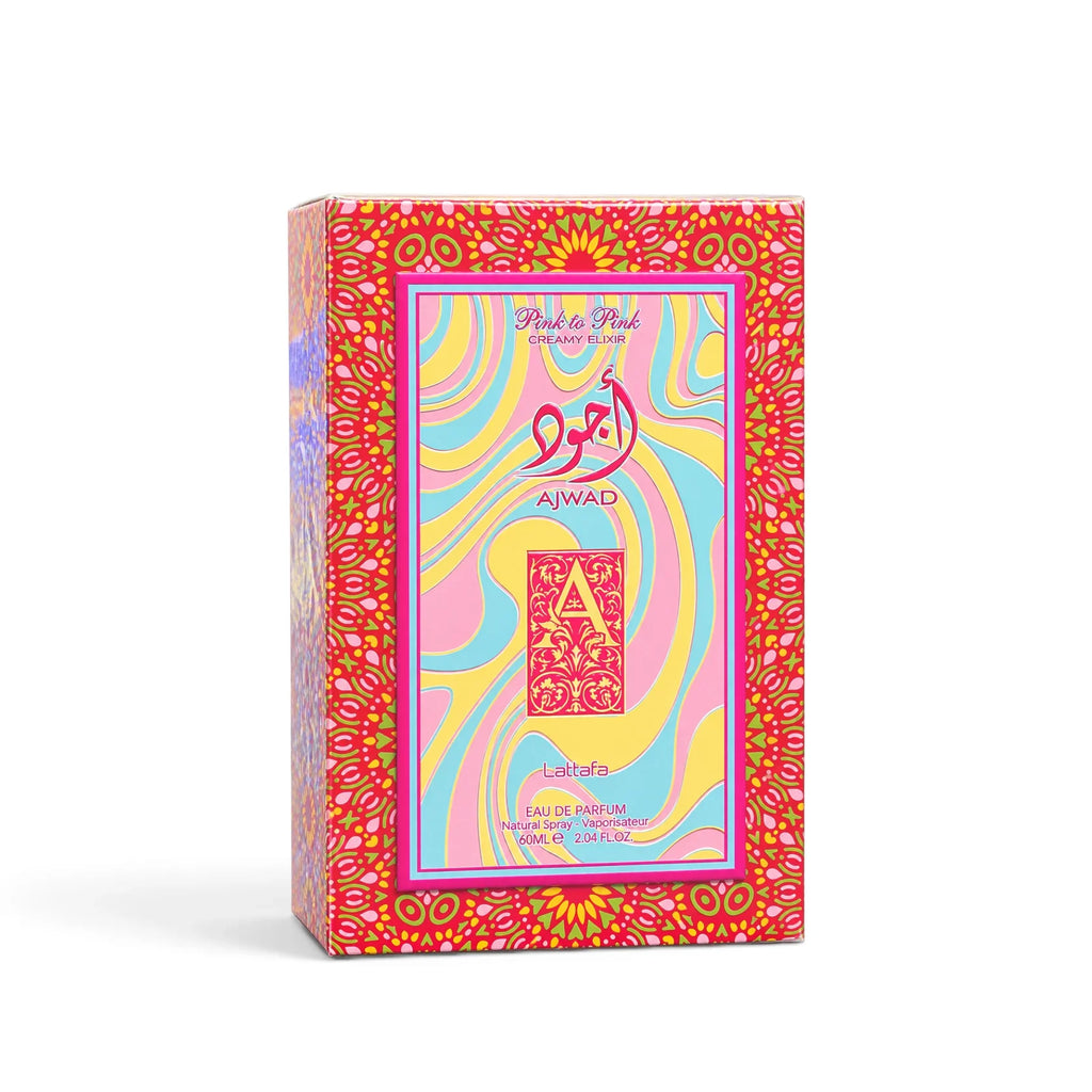 Lattafa Ajwad Pink to Pink Eau de Parfum – Fruchtig-Floraler Unisex Duft | Sinnlich, Süß & Elegant