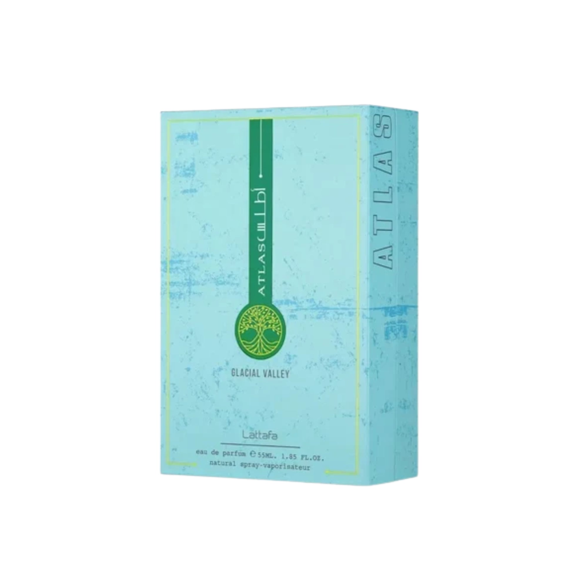 Lattafa Atlas Glacial Valley Eau de Parfum – Aquatisch-Fruchtiger Unisex Duft | Ananas, Minze & Meersalz