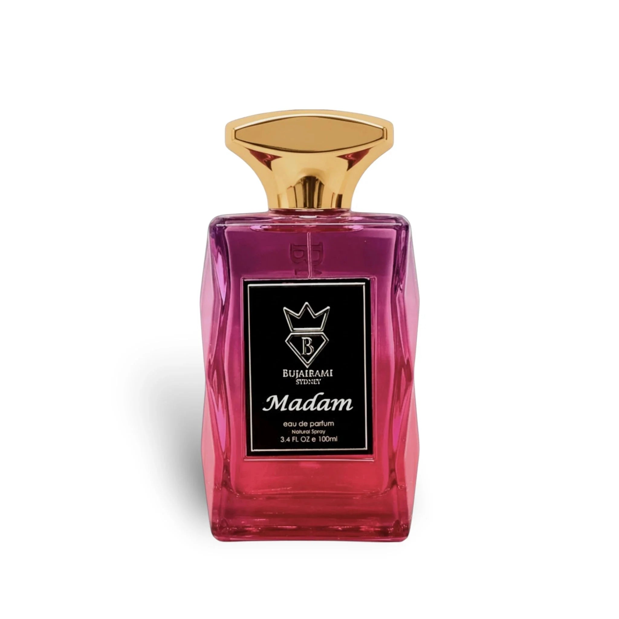 Bujairami Madam Extrait de Parfum 100 ml – Floral-Zitrischer Unisex Duft | Elegant & Sinnlich