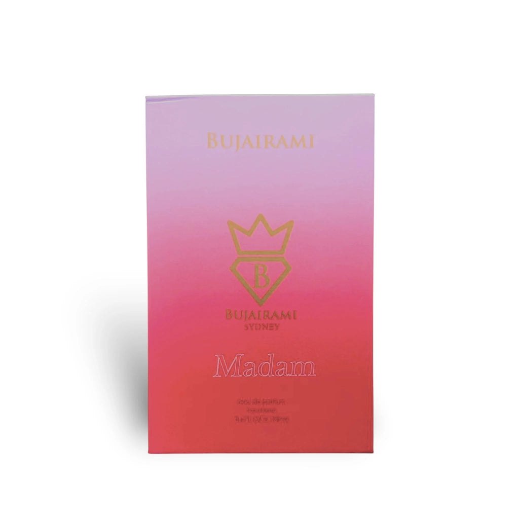 Bujairami Madam Extrait de Parfum 100 ml – Floral-Zitrischer Unisex Duft | Elegant & Sinnlich
