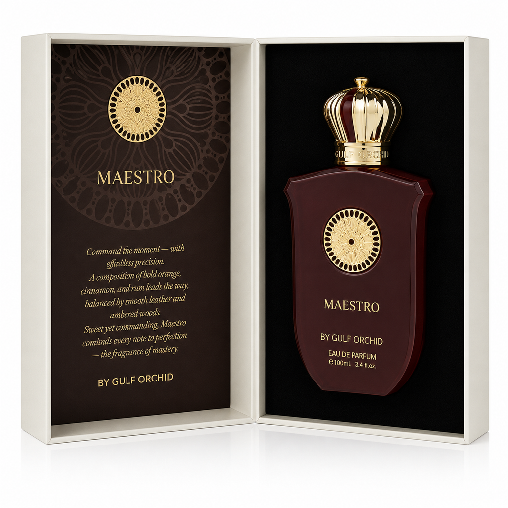 Gulf Orchid Maestro Eau de Parfum 100 ml – Orientalischer Unisex Duft | Elegant & Intensiv
