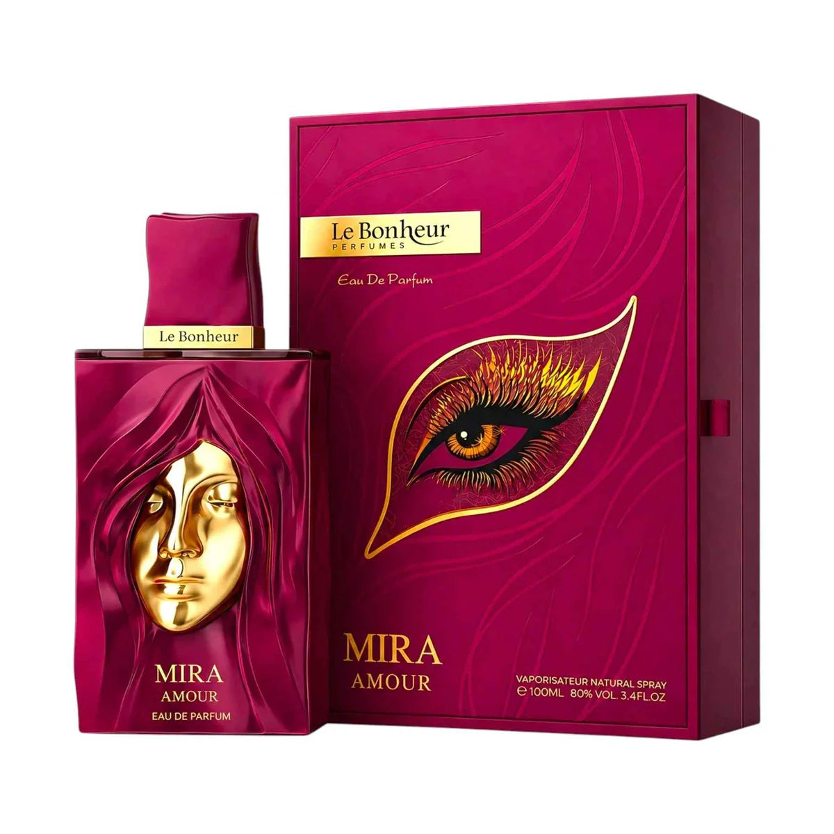 Le Bonheur Mira Amour Eau de Parfum 100 ml – Fruchtig-Gourmand Damenduft | Süß & Romantisch