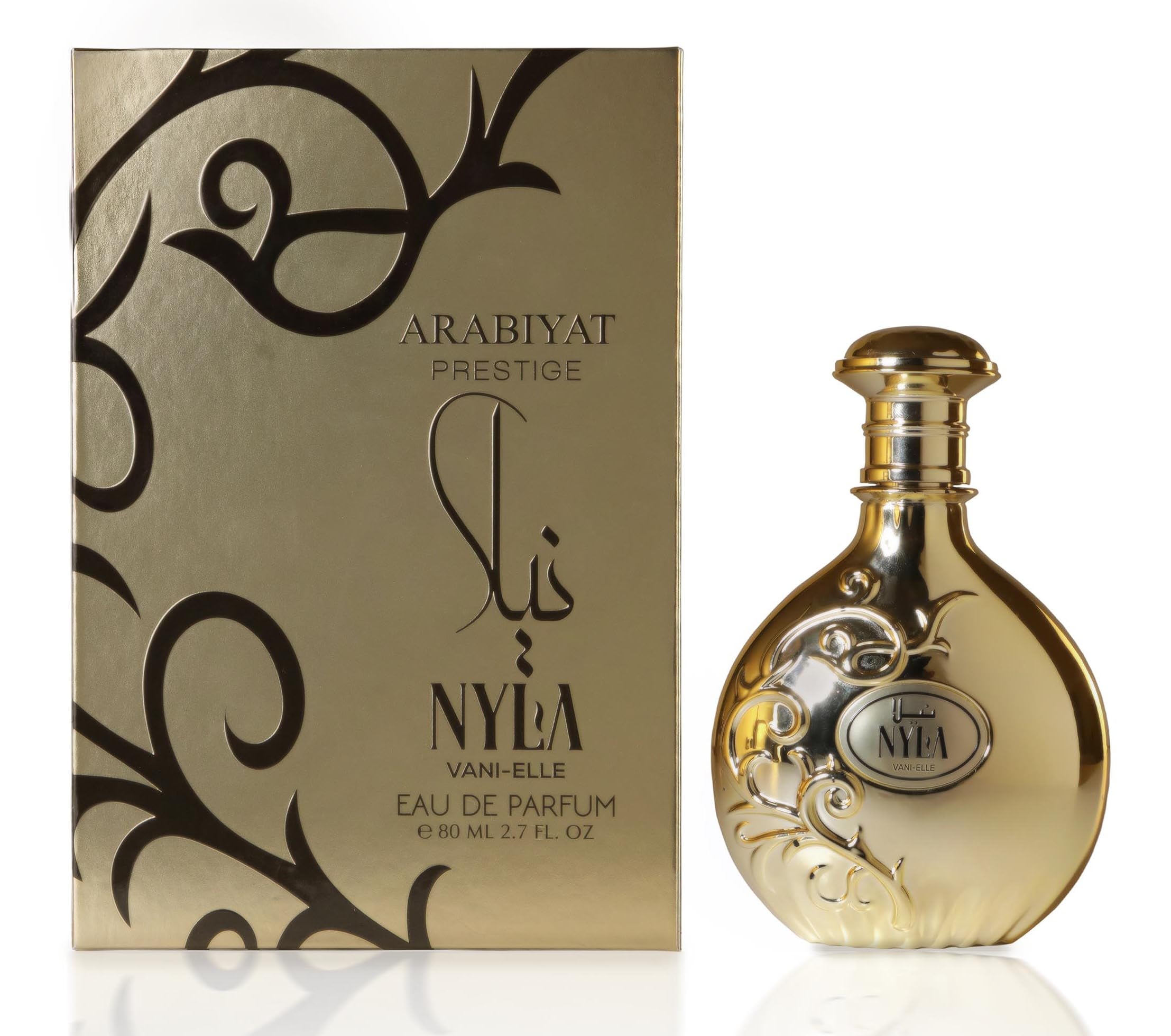 Arabiyat Prestige Nyla Vani-Elle Eau de Parfum 80 ml – Süß-Vanilliger Gourmand Duft | Cremig & Elegant