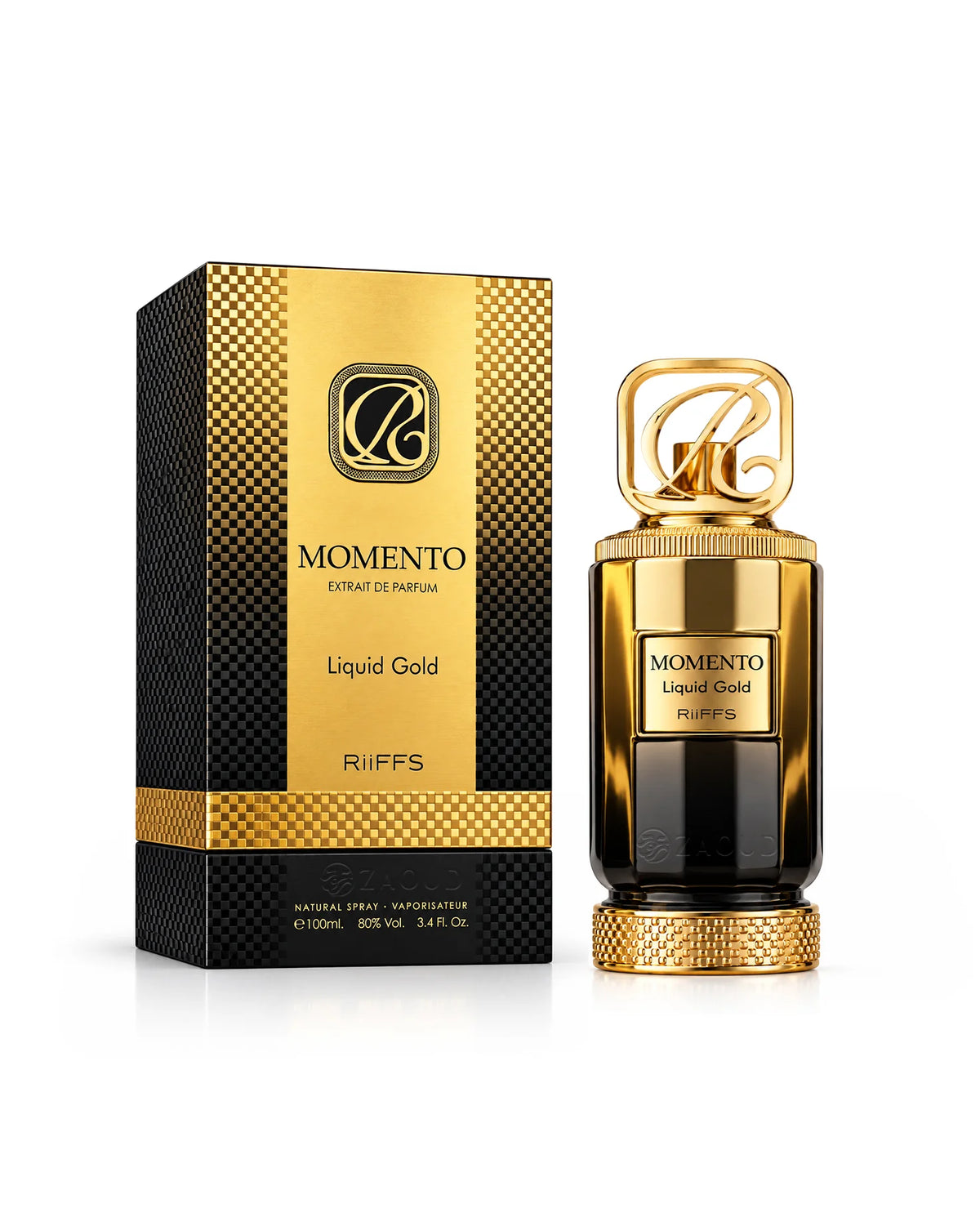 RiiFFS Momento Liquid Gold Extrait de Parfum 100 ml – Luxuriöser Unisex Duft | Warm, Sinnlich & Intensiv