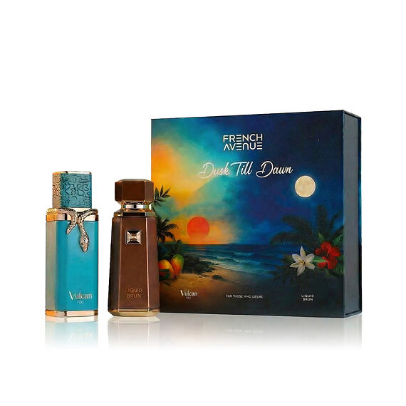 French Avenue Dusk Till Dawn Collection Geschenkset – 2x100 ml Eau de Parfum | Vulcan Feu & Liquid Brun
