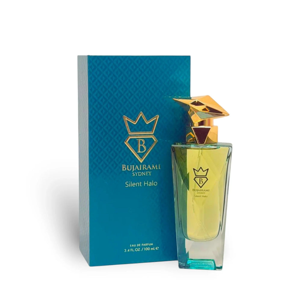Bujairami Silent Halo Eau de Parfum 100 ml – Eleganter Unisex Duft | Sanft, Sinnlich & Modern