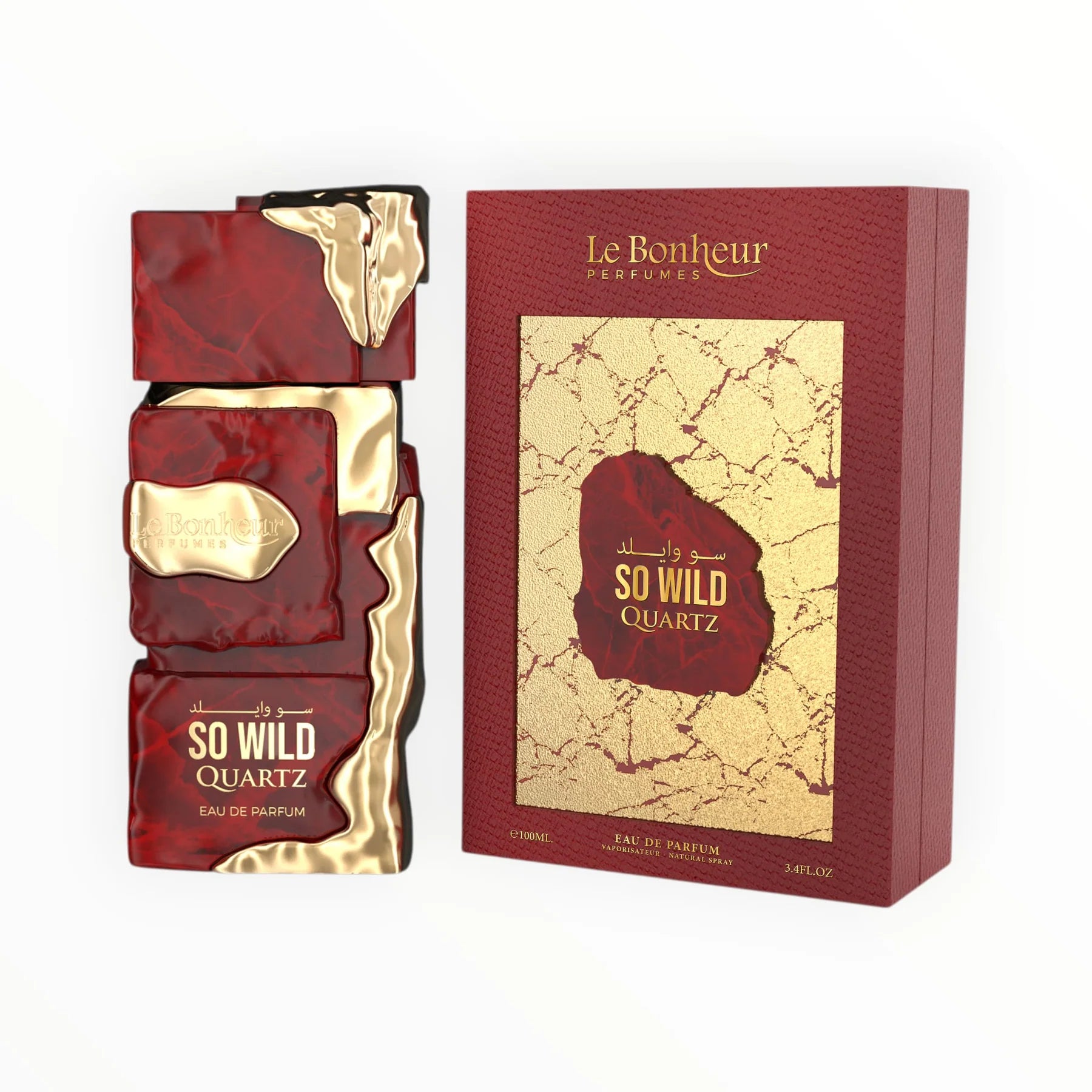 Le Bonheur So Wild Quartz Eau de Parfum 100 ml – Orientalisch-Vanilliger Unisex Duft | Warm & Verführerisch