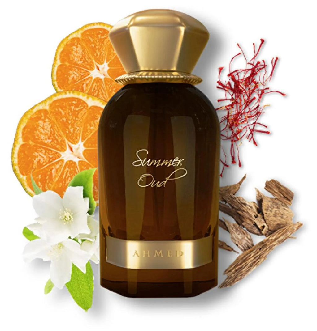 Ahmed Al Maghribi Summer Oud Eau de Parfum – Orientalisch-Rauchiger Unisex Duft | Oud, Weihrauch & Leder